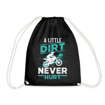 Motocross Dirt Bike Rider Moto - Sac de sport léger - noir - Devant