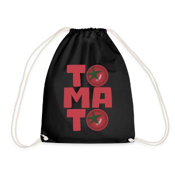 Tomato Time - Drawstring Bag - black - Front
