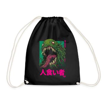 Monster Tokyo - Turnbeutel - Schwarz - Vorne