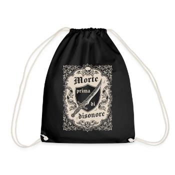 Morte Prima Di Disonore - Sac de sport léger - noir - Devant