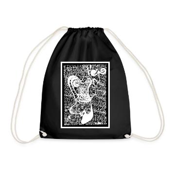 Puissant Humwawa ! - Sac de sport léger - noir - Devant