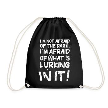 La Vraie Peur du Noir - Sac de sport léger - noir - Devant