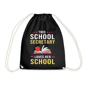 Secrétaire de l’école Secrétaire de l’école - Sac de sport léger - noir - Devant