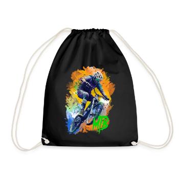 Vélo VTT - Sac de sport léger - noir - Devant