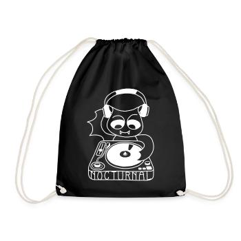 DJ Bat - Turnbeutel - Schwarz - Vorne