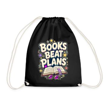 LIVRES BATTENT LES PLANS Nap - Sac de sport léger - noir - Devant