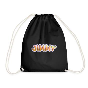 Job Jimmy - Drawstring Bag - black - Front