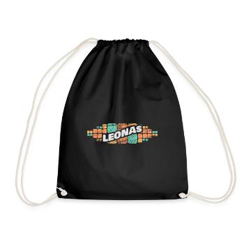 Cadeau pour Leonas - Sac de sport léger - noir - Devant