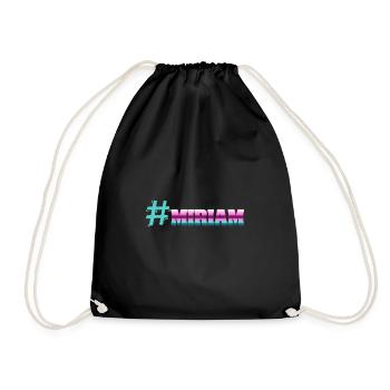 Miriam - Drawstring Bag - black - Front