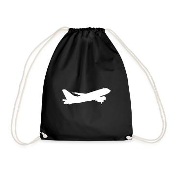 Avion - Sac de sport léger - noir - Devant