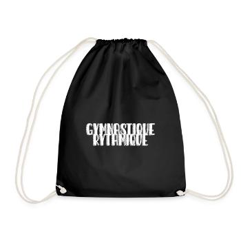 Rhythmic gymnastics - Drawstring Bag - black - Front