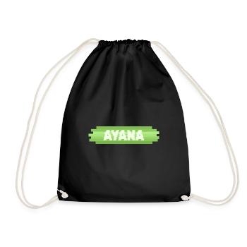 Ayana comme idée cadeau - Sac de sport léger - noir - Devant