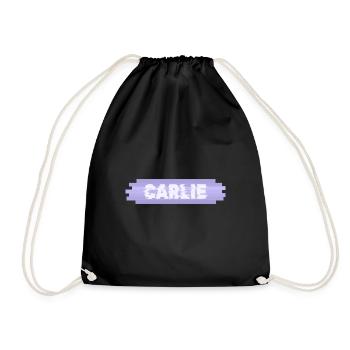 Carlie als Mutter - Turnbeutel - Schwarz - Vorne