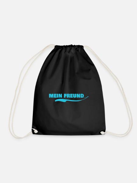 Freundschaft - Turnbeutel - Schwarz