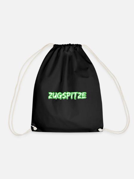 Geschenk für Zugspitze - Turnbeutel - Schwarz