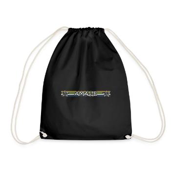 Cadeau pour Amalie - Sac de sport léger - noir - Devant