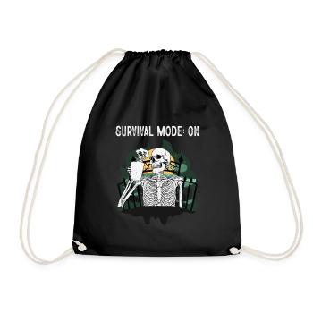 Mode survie: activé - Sac de sport léger - noir - Devant