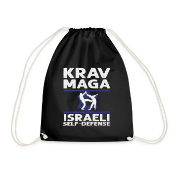 Krav Maga Autodéfense Israélienne - Sac de sport léger - noir - Devant