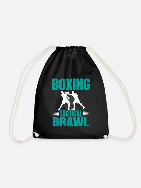 Boxing: Tactical Brawl - Turnbeutel - Schwarz
