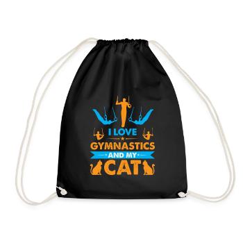 Ring Gymnastics Stuff & Ring Gymnast Vêtements - Sac de sport léger - noir - Devant