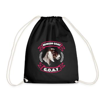 L’orgueil de l’amoureux de la chèvre nubienne - Sac de sport léger - noir - Devant