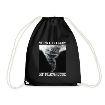 Storm Chasing: My Playground - Drawstring Bag - black - Front