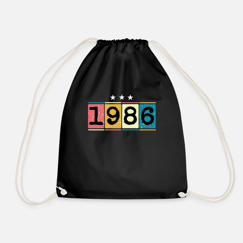 1986 - Turnbeutel - Schwarz