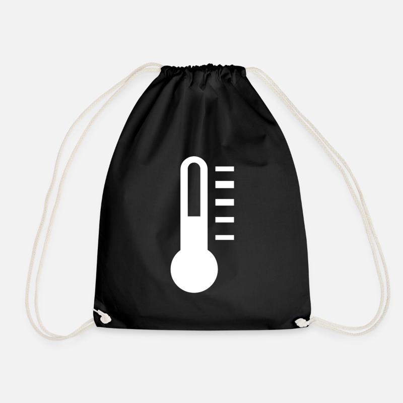 Thermometer - Turnbeutel - Schwarz