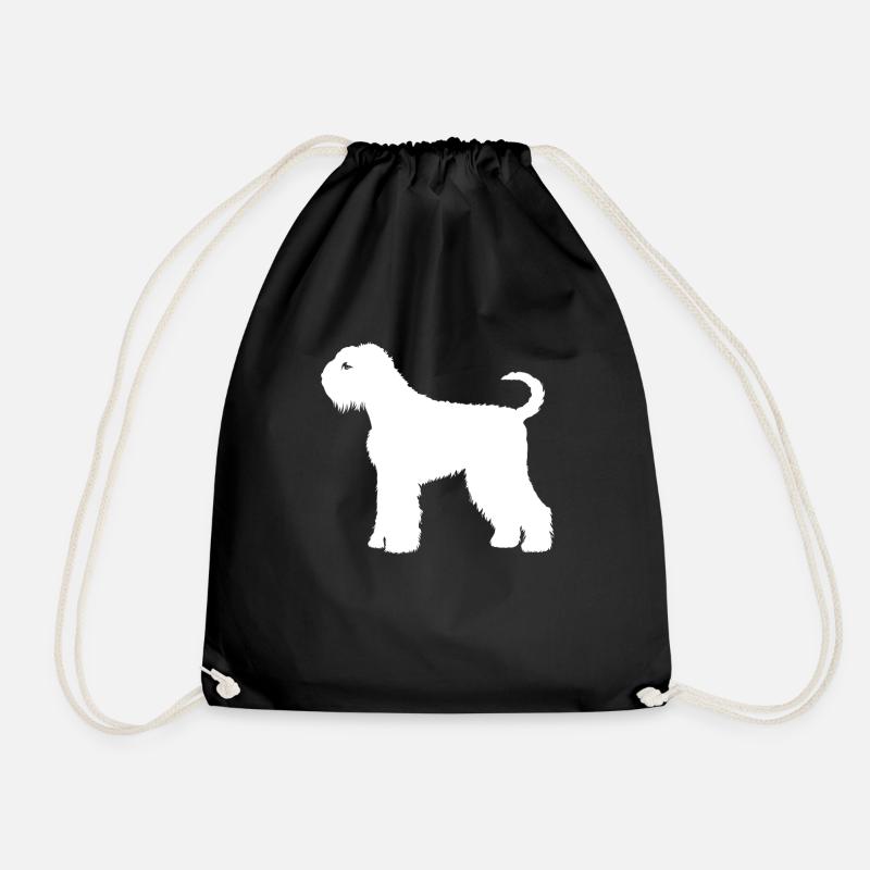 Russischer Schwarzer Terrier - Turnbeutel - Schwarz