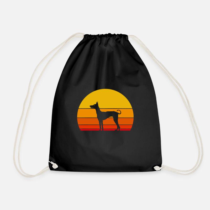 Ibizan Hound - Turnbeutel - Schwarz