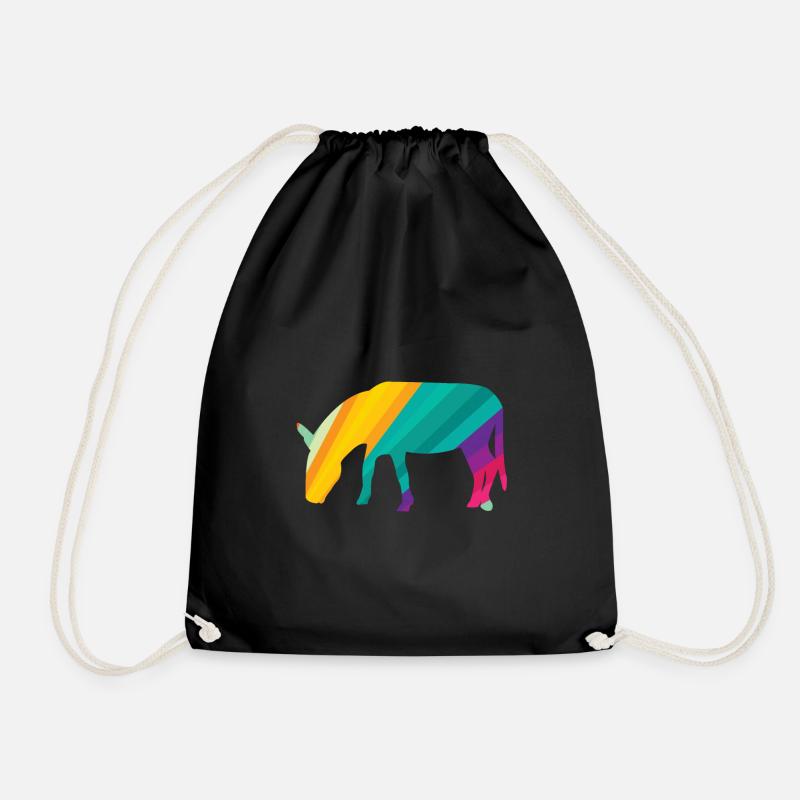 Donkey - Drawstring Bag - black