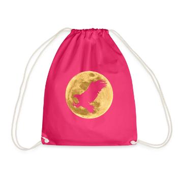 L’aigle dans la lune pleine lune - Sac de sport léger - fuchsia - Devant