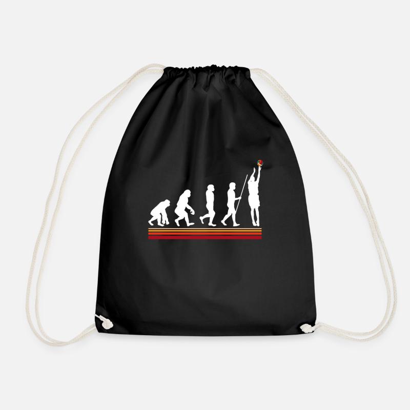 Evolution du basket rétro - Sac de sport léger - noir