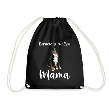 Bernese Mama - Drawstring Bag - black - Front