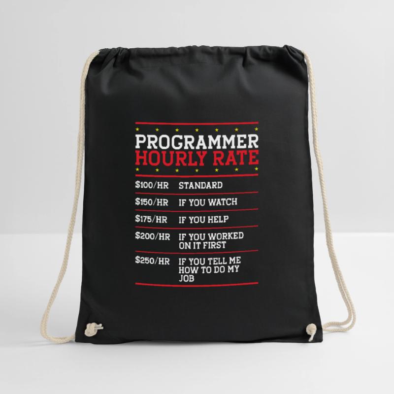 Programmierer Coder Code Computer Turnbeutel