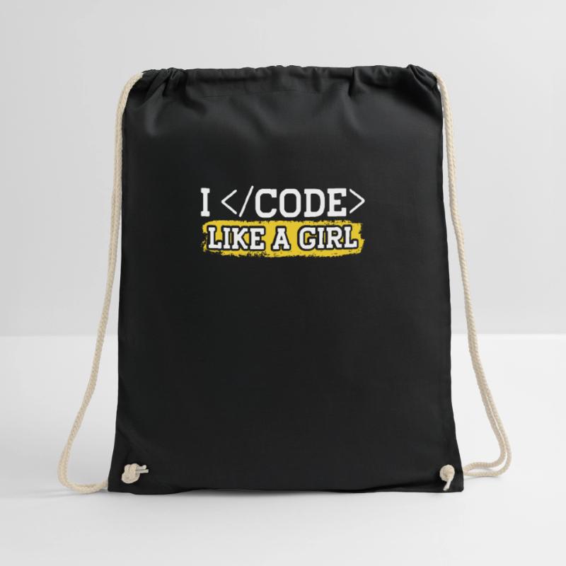 Codage comme une fille programmeur programmeur Coder Sac de sport léger
