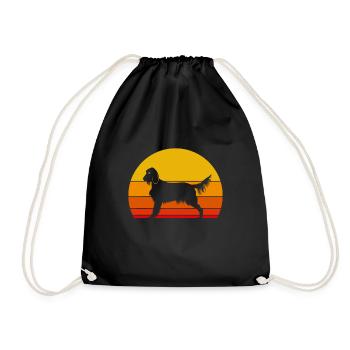 Irish Setter - Turnbeutel - Schwarz - Vorne