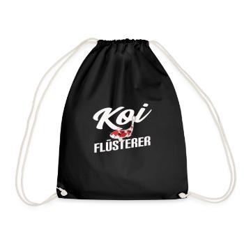 Koi Flüsterer - Turnbeutel - Schwarz - Vorne