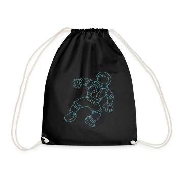 Astronaut - Sac de sport léger - noir - Devant