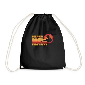 Coach Trainer - Drawstring Bag - black - Front