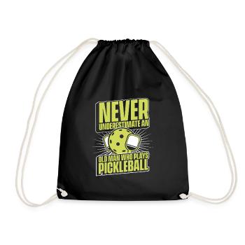 Pickleball Pickleballer Sport - Sac de sport léger - noir - Devant