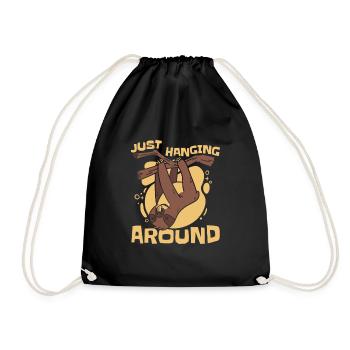 Paresseux Paresseux Sommeil Paresseux - Sac de sport léger - noir - Devant