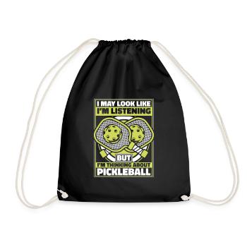 Pickleball Pickleballer Sport - Sac de sport léger - noir - Devant