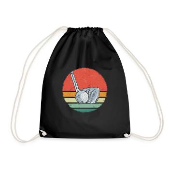 Golf Golf Golfeur Terrain Par Minigolf Sport - Sac de sport léger - noir - Devant