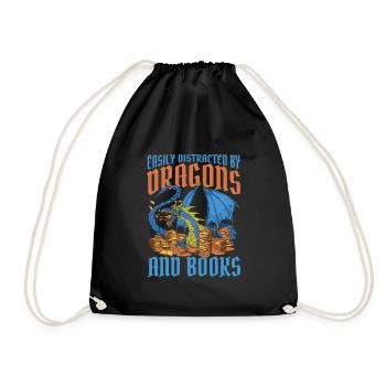 Dragon Mystique Dragon Fantaisie - Sac de sport léger - noir - Devant