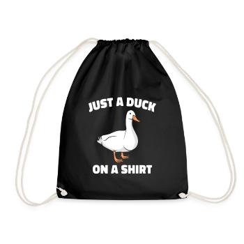 Canard Canards Oiseau Animal Charlatan - Sac de sport léger - noir - Devant