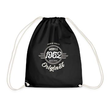 Modèle 1952 Original Oldtimer Badge 70 Anniversaire - Sac de sport léger - noir - Devant