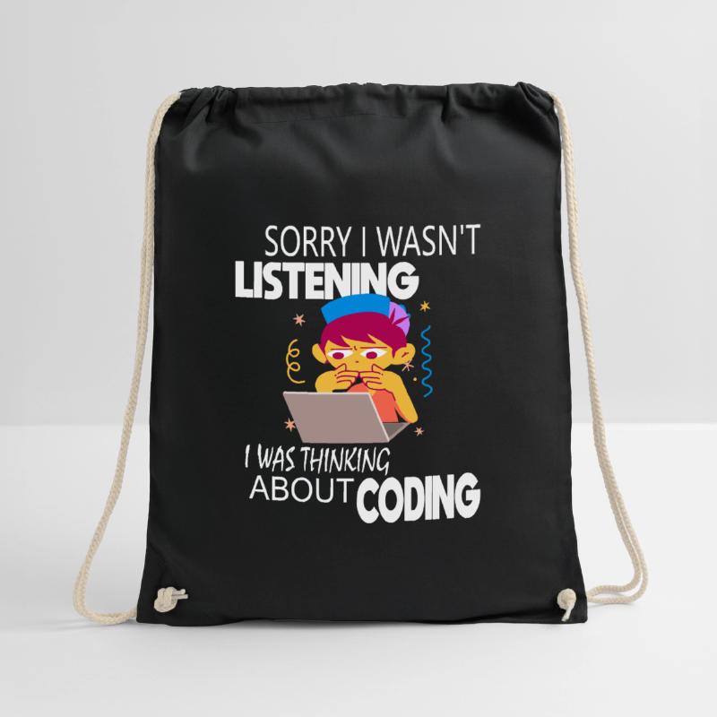 Coding Coder Programmer Drawstring Bag