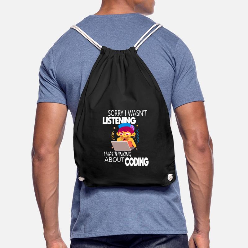Coding Coder Programmer Drawstring Bag