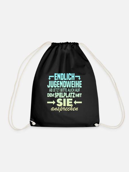 Jugendweihe Spielplatz - Turnbeutel - Schwarz